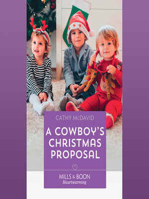 cover image of A Cowboy's Christmas Proposal
